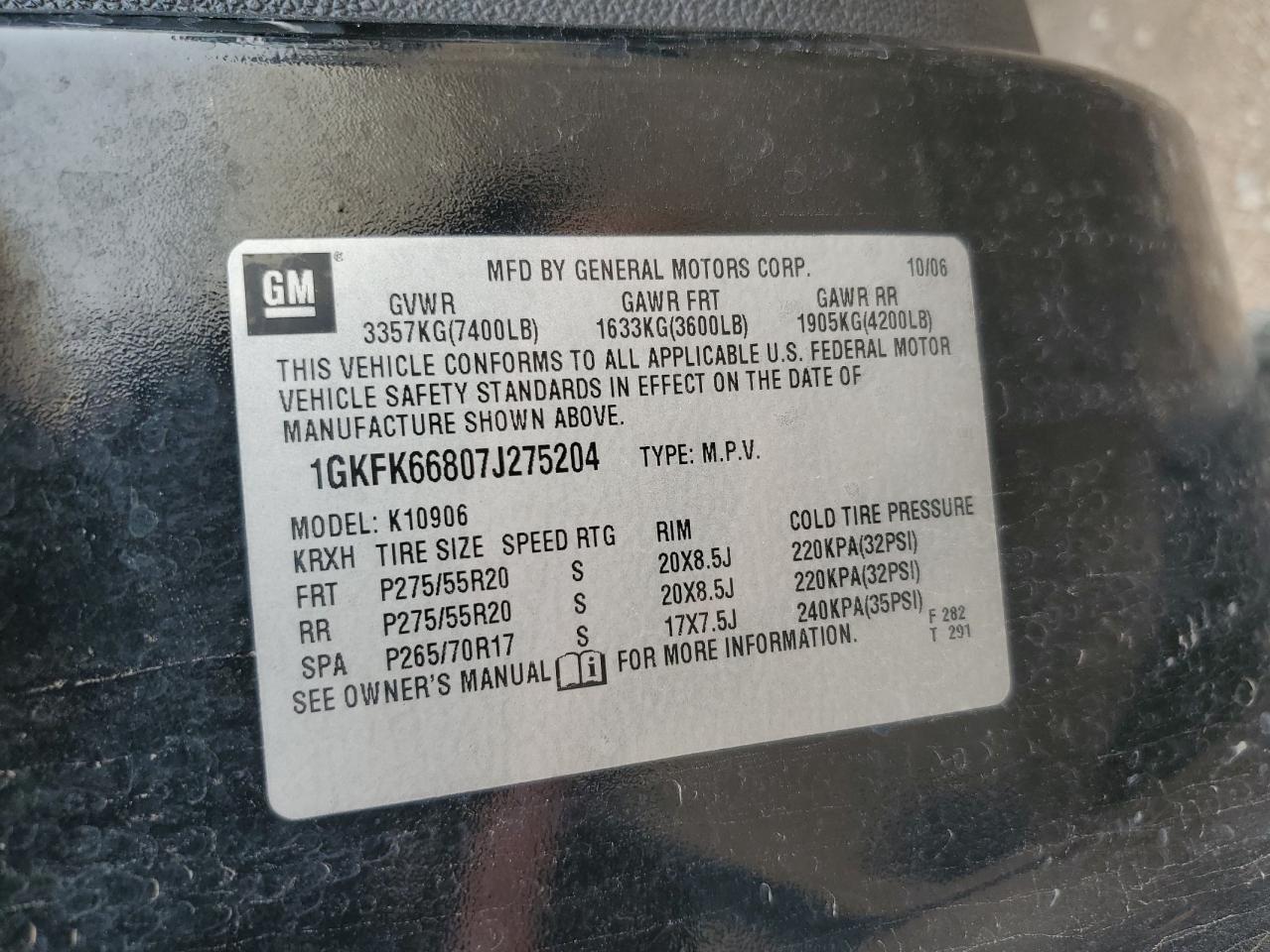 GMC YUKON XL 2007 — 14
