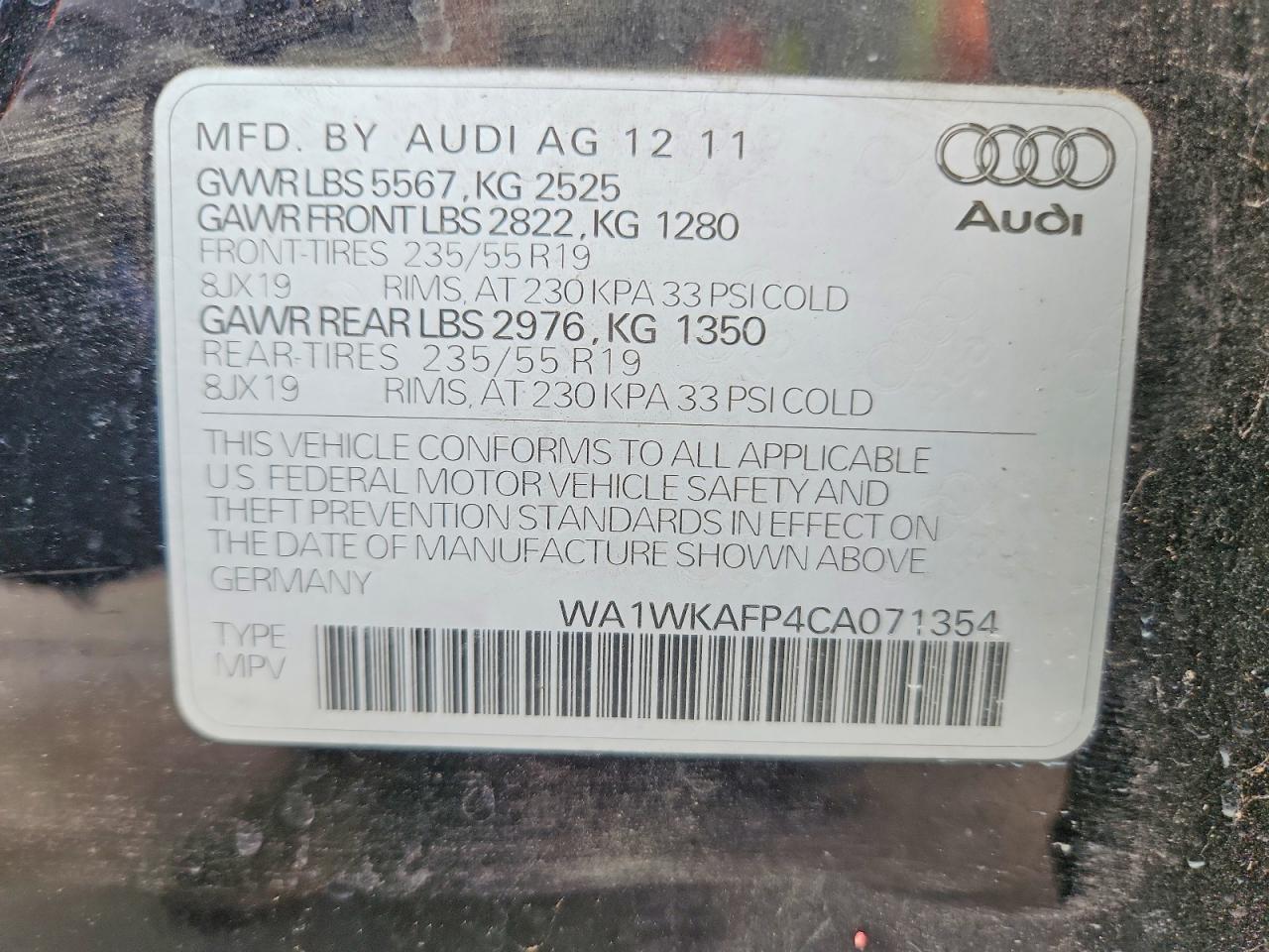 AUDI Q5 2013 — 14