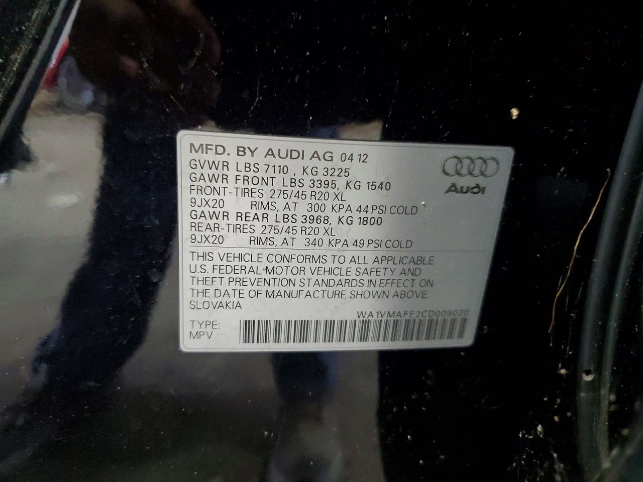 AUDI Q7 2012 — 13