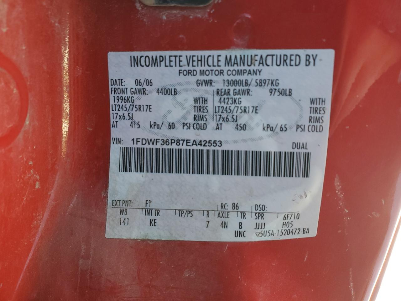 FORD F350 2007 — 13