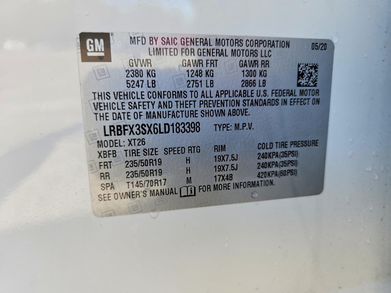 BUICK ENVISION 2020 — 14