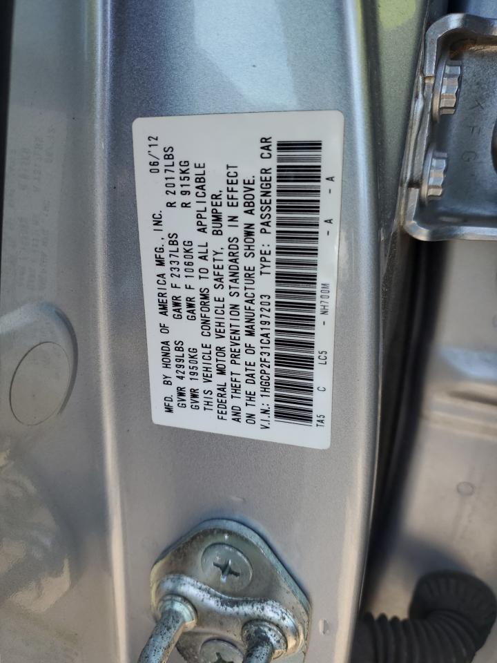 HONDA ACCORD 2012 — 13