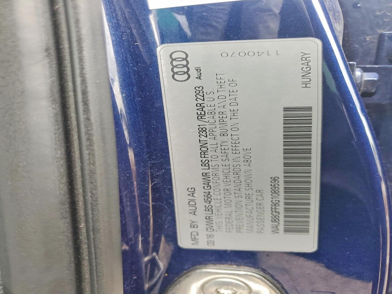 AUDI A3 2016 — 14