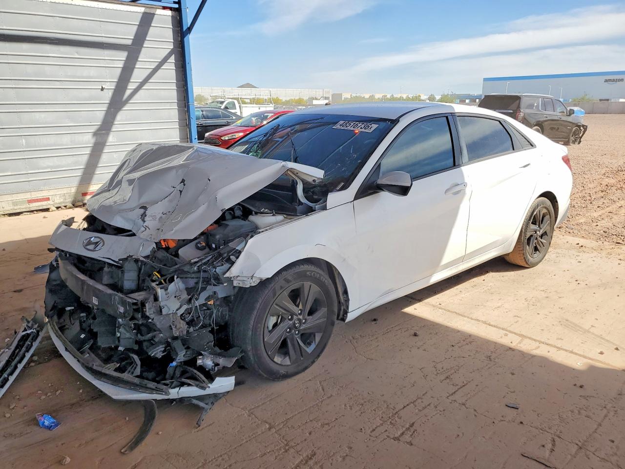 2021 HYUNDAI ELANTRA HYBRID BLUE