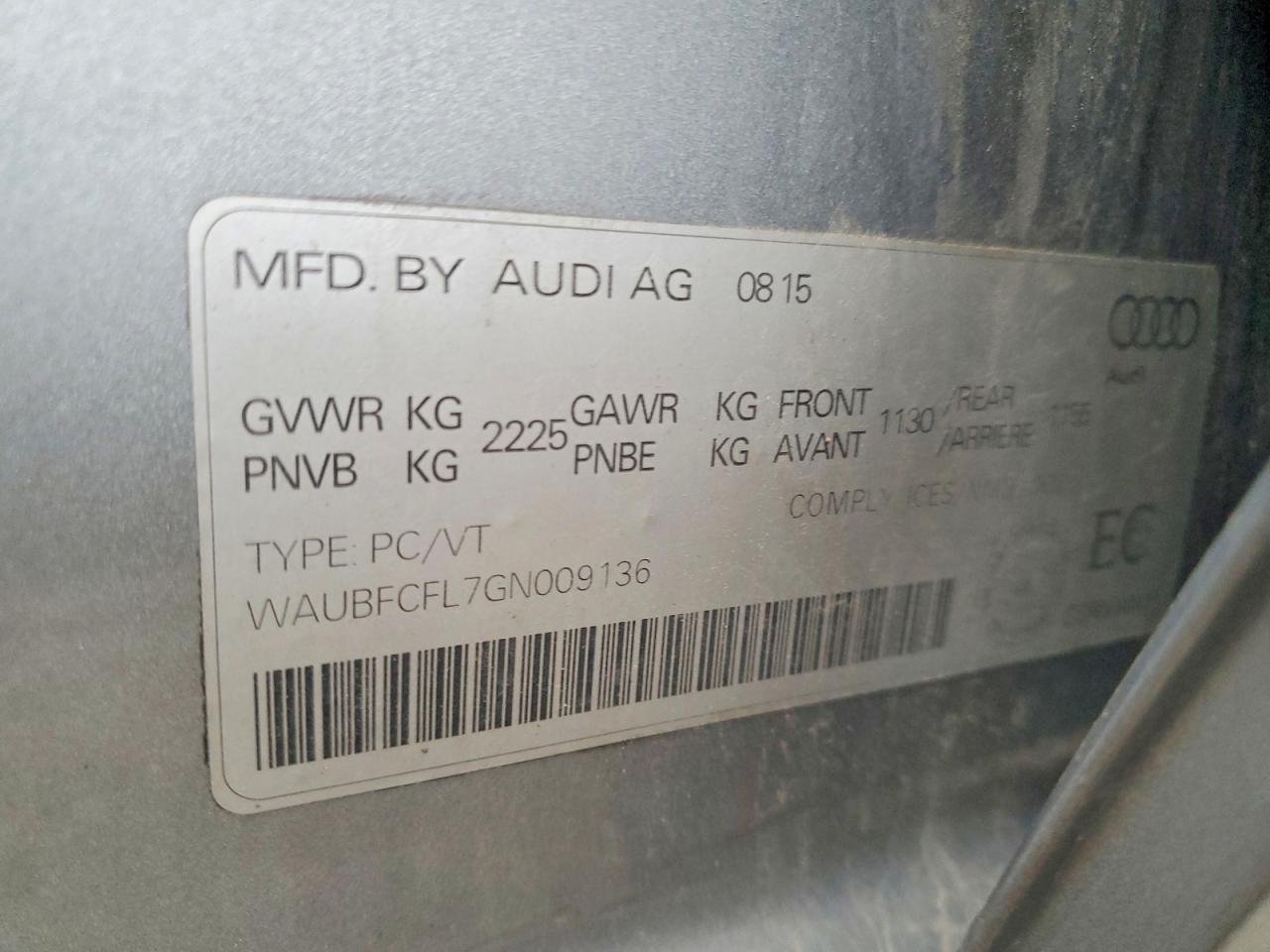 AUDI A4 2016 — 13