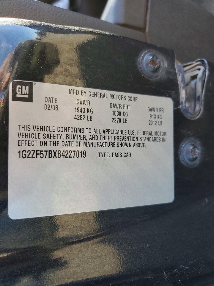 PONTIAC G6 2008 — 13