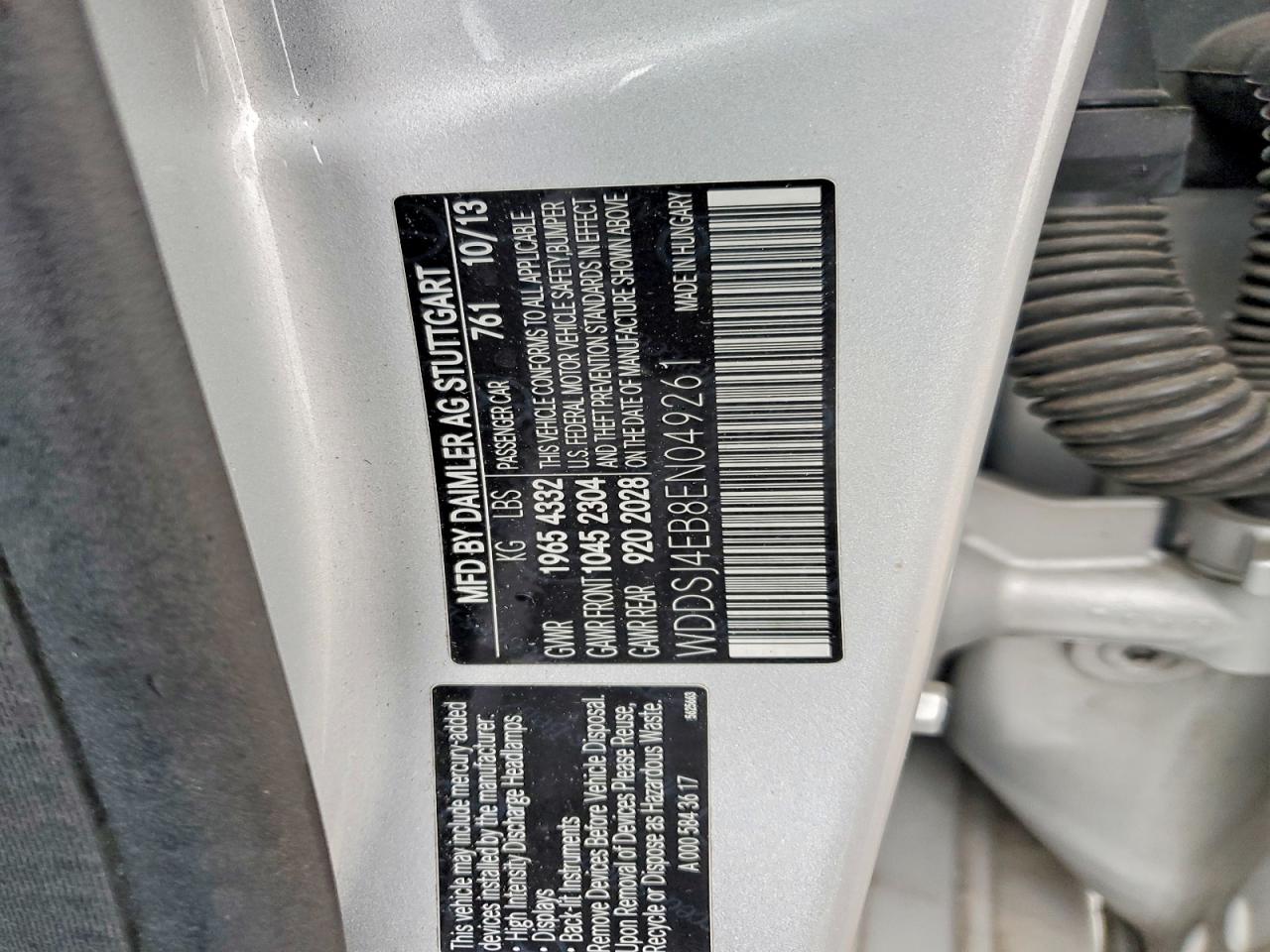 MERCEDES-BENZ CLA 2014 — 13