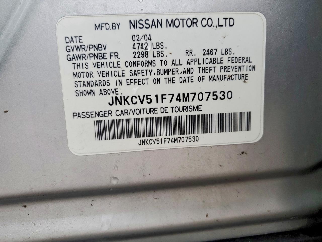 INFINITI G35 2004 — 13