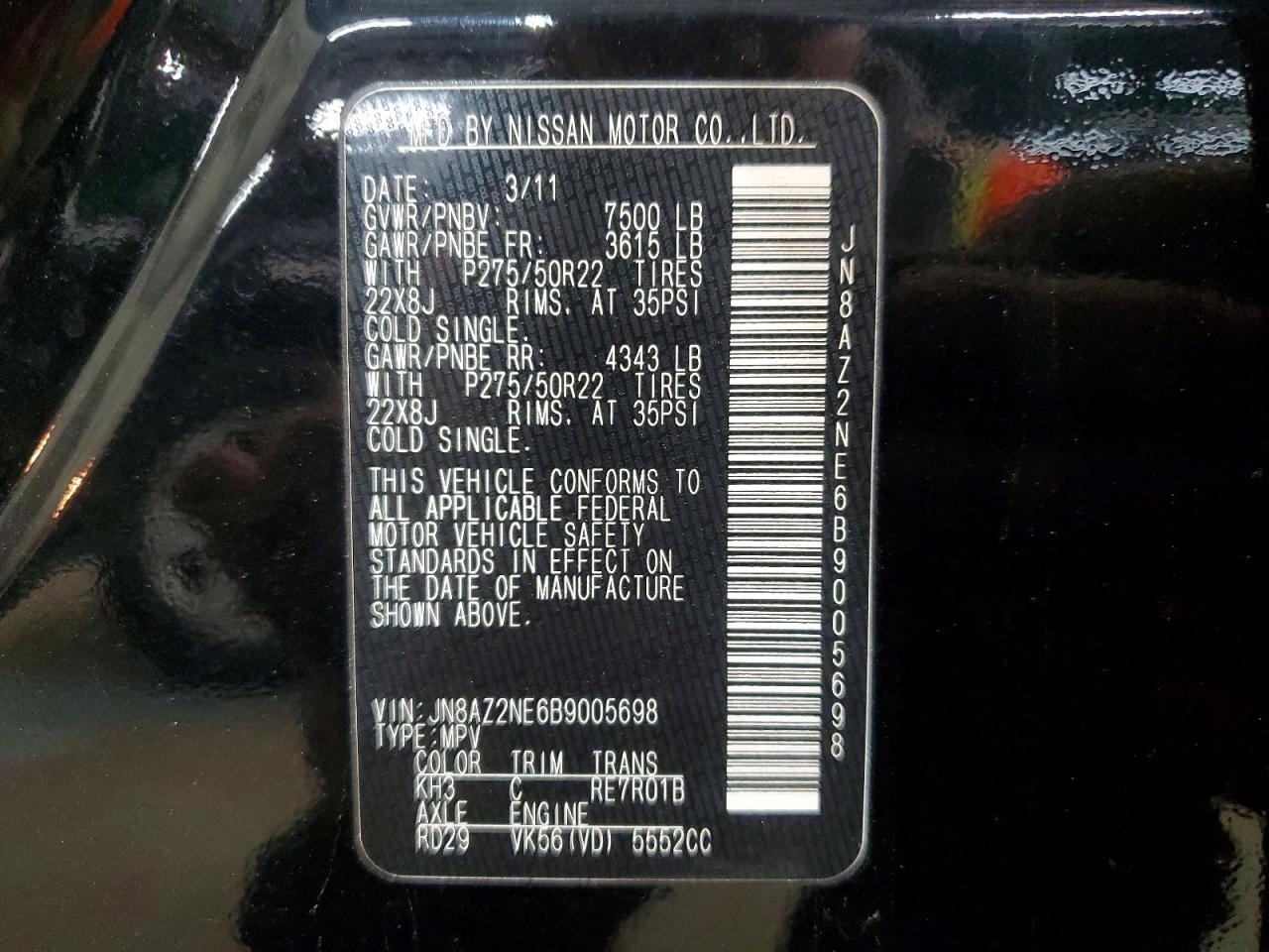 INFINITI QX56 2011 — 14