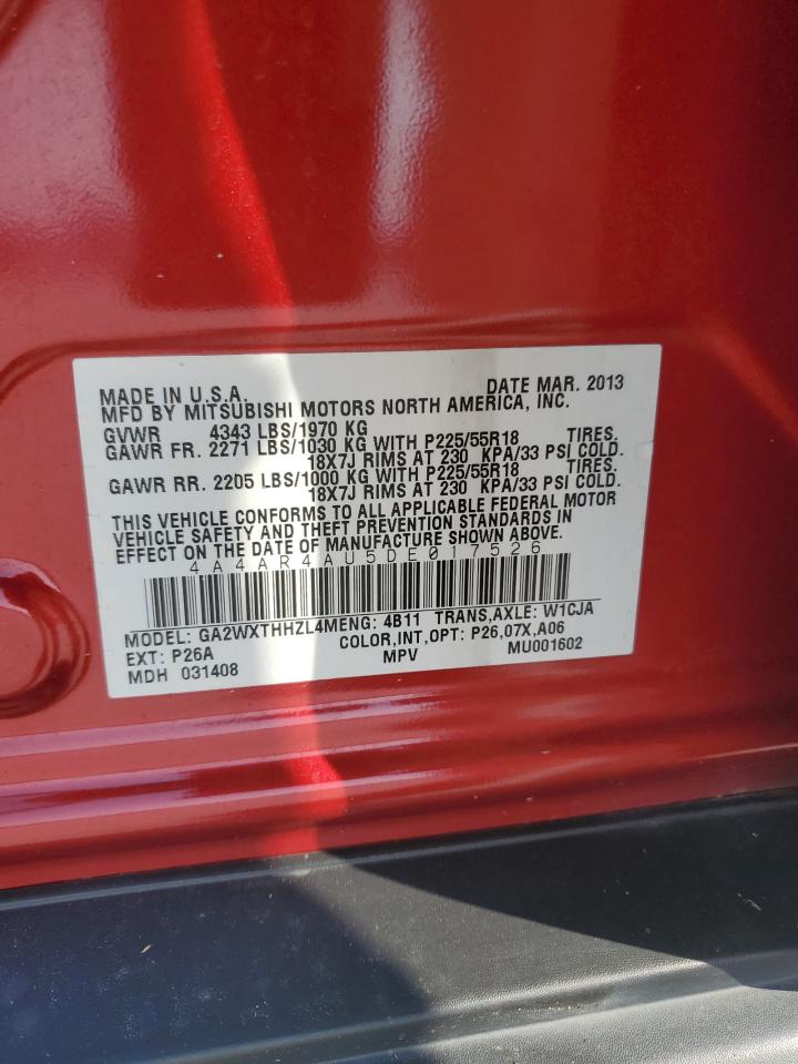 MITSUBISHI OUTLANDER SPORT 2013 — 14