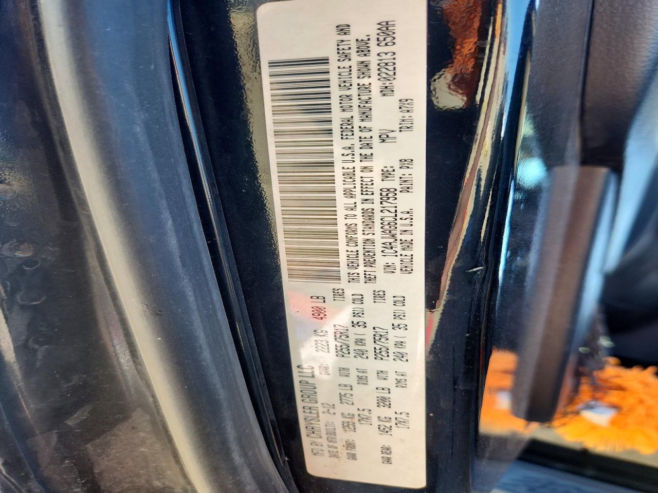 JEEP WRANGLER 2012 — 14