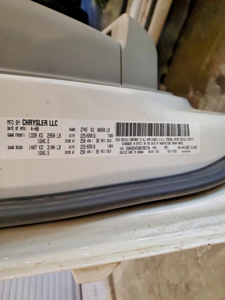 CHRYSLER TOWN & COUNTRY 2008 — 14