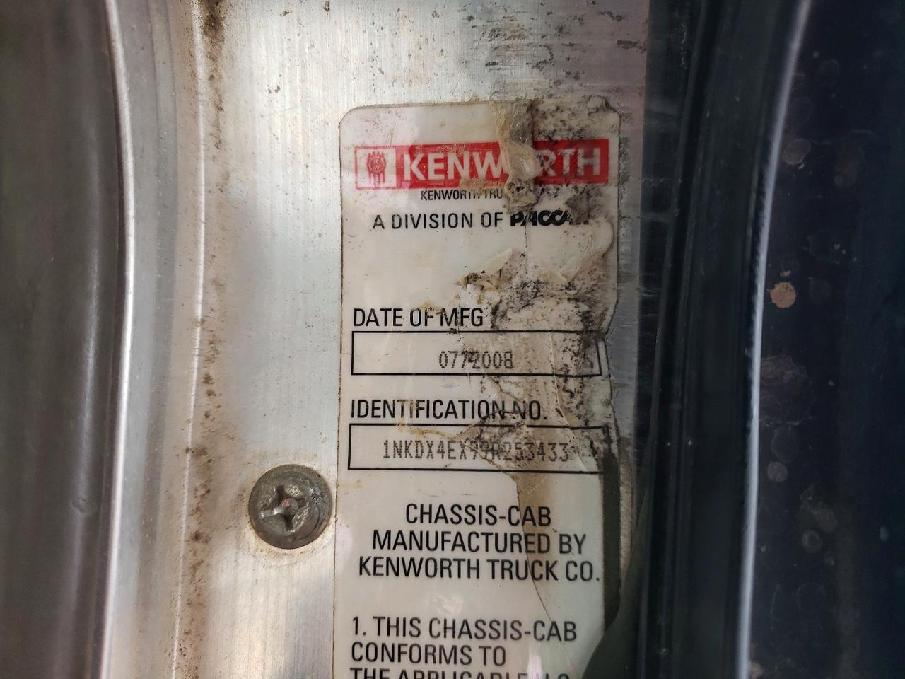 KENWORTH CONSTRUCTION 2009 — 11