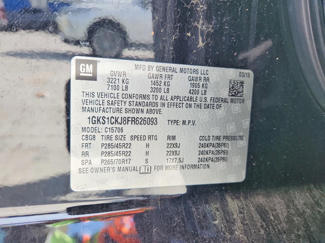 GMC YUKON 2015 — 14