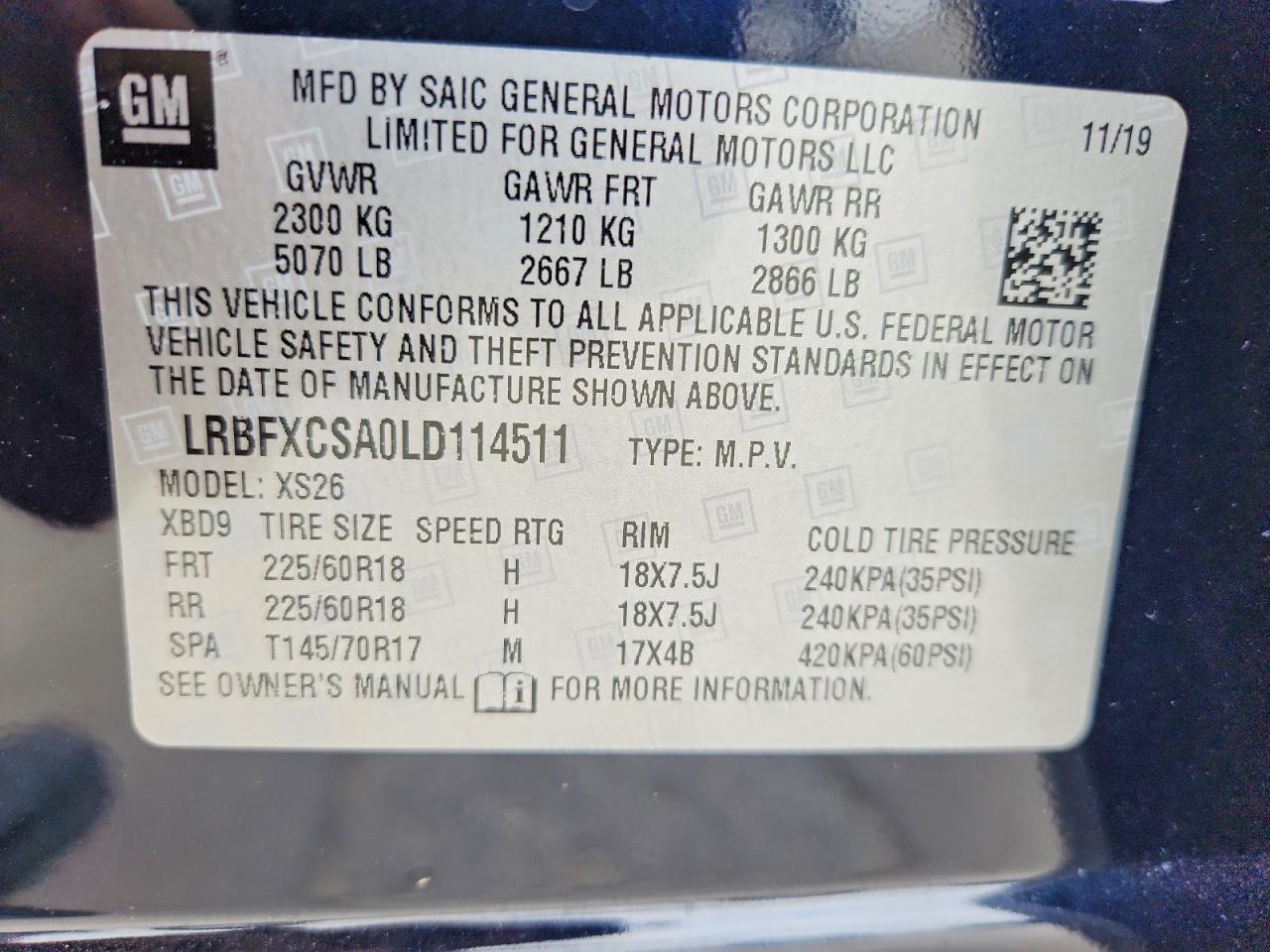 BUICK ENVISION 2020 — 14