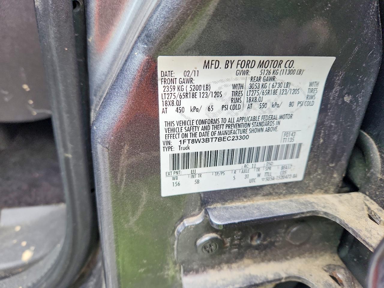 FORD F350 2011 — 13
