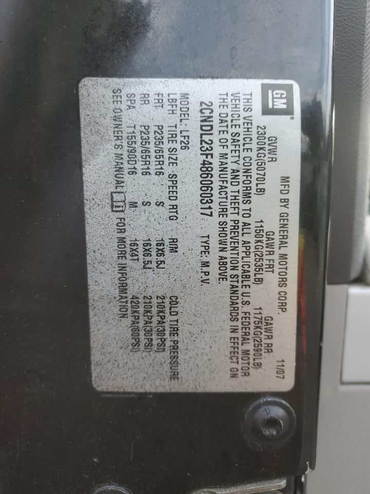 CHEVROLET EQUINOX 2008 — 16