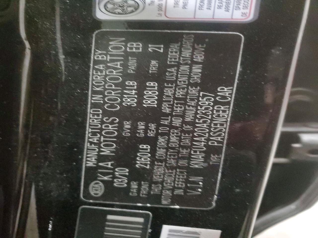 KIA FORTE 2010 — 14