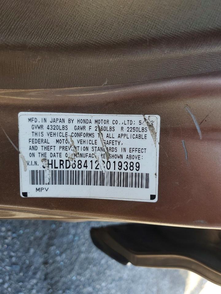 HONDA CR-V 2002 — 14