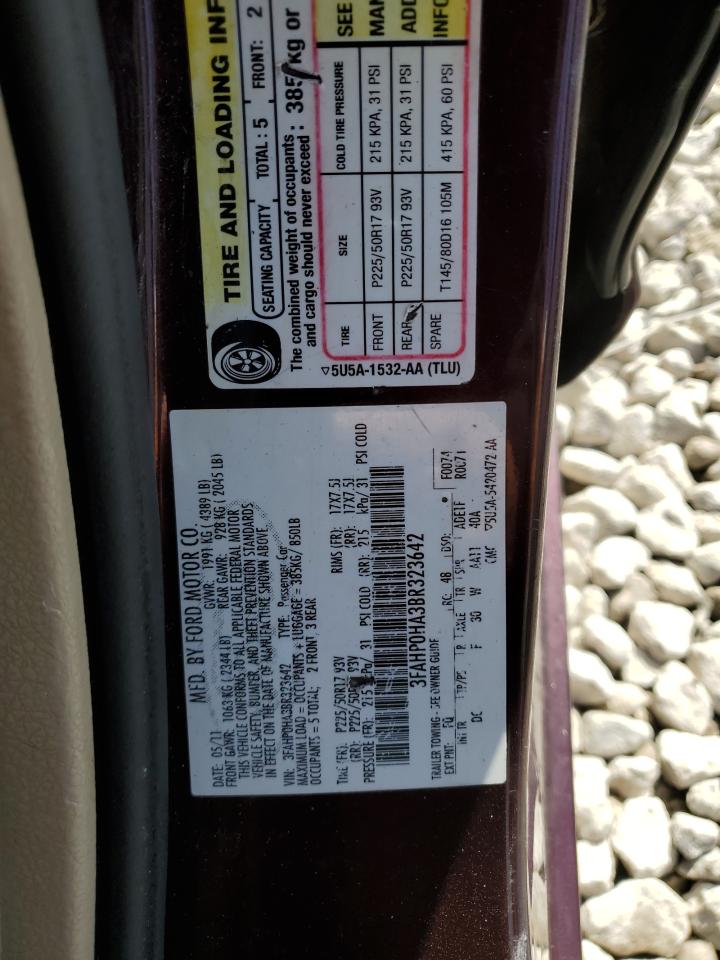 FORD FUSION 2011 — 13
