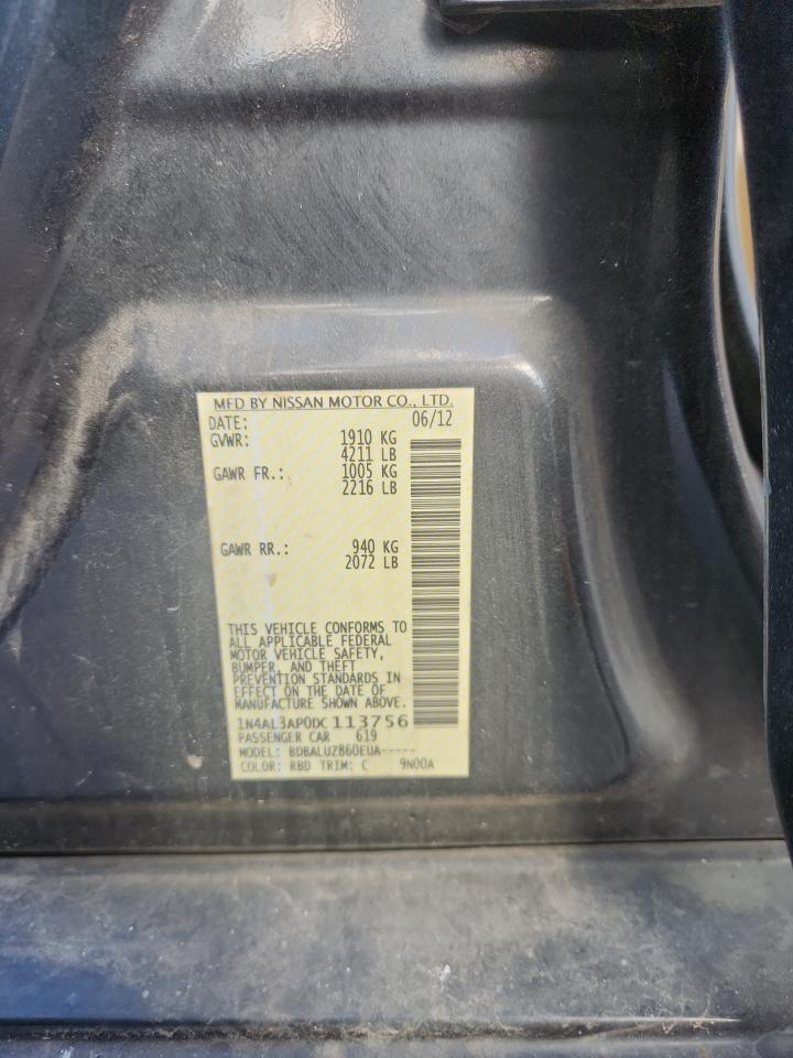 NISSAN ALTIMA 2013 — 13
