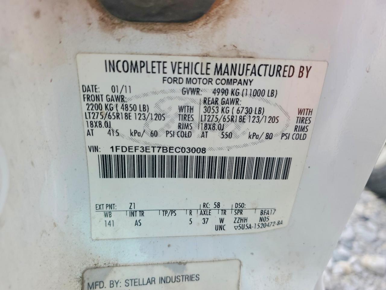 FORD F350 2011 — 13
