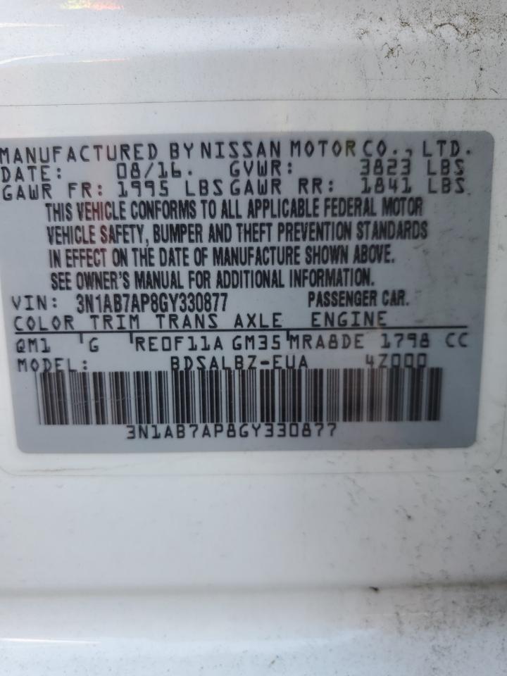 NISSAN SENTRA 2016 — 13