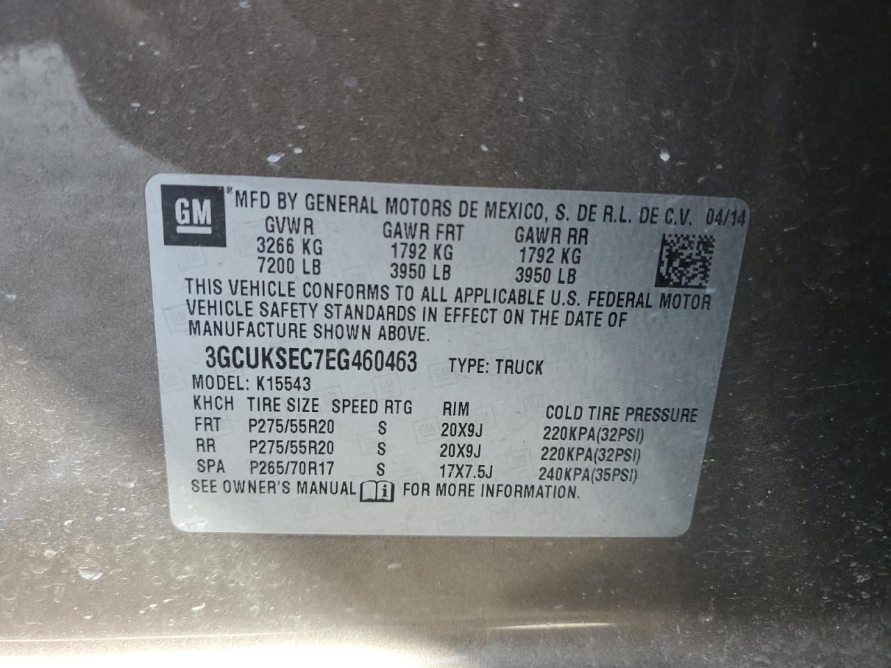 CHEVROLET SILVERADO 2014 — 13