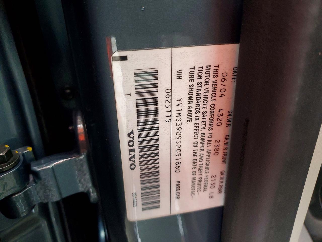 VOLVO S40 2005 — 13