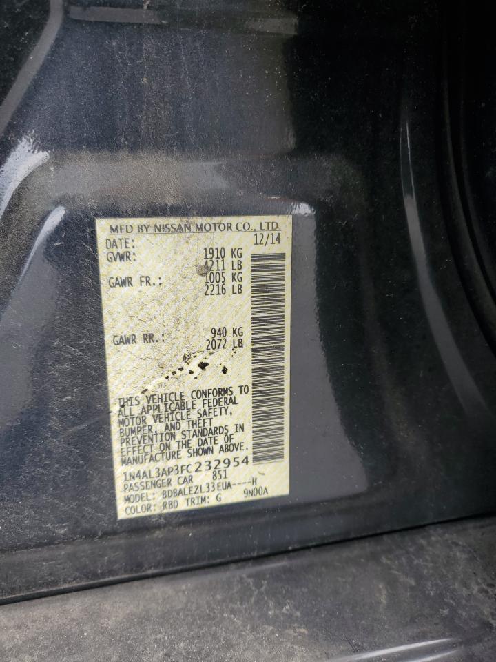 NISSAN ALTIMA 2015 — 14