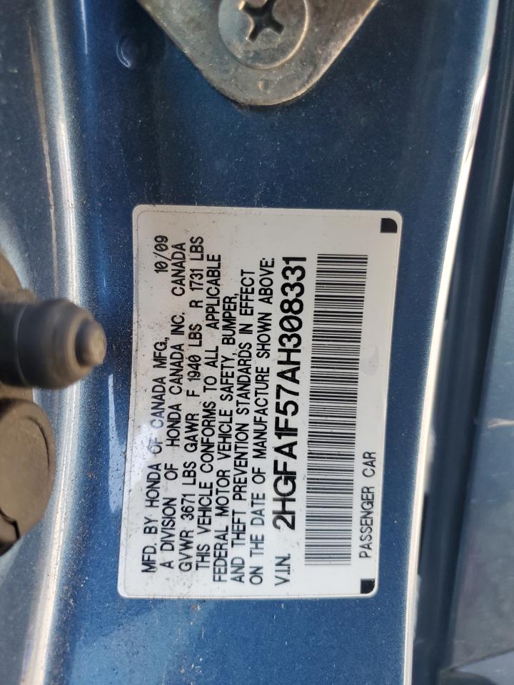 HONDA CIVIC 2010 — 13