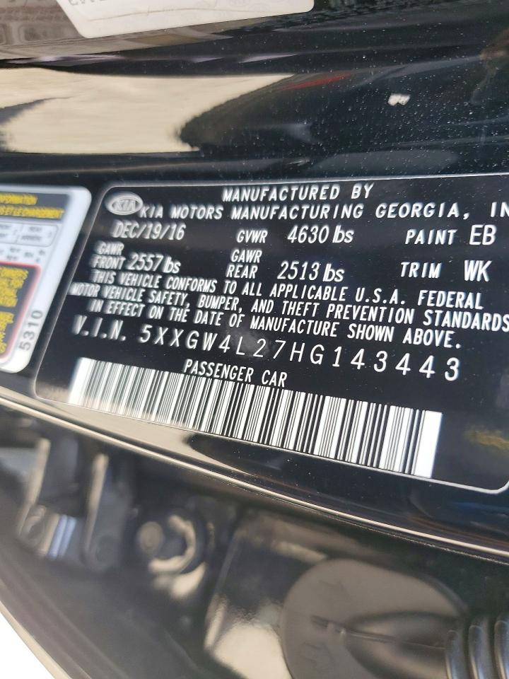 KIA OPTIMA 2017 — 14