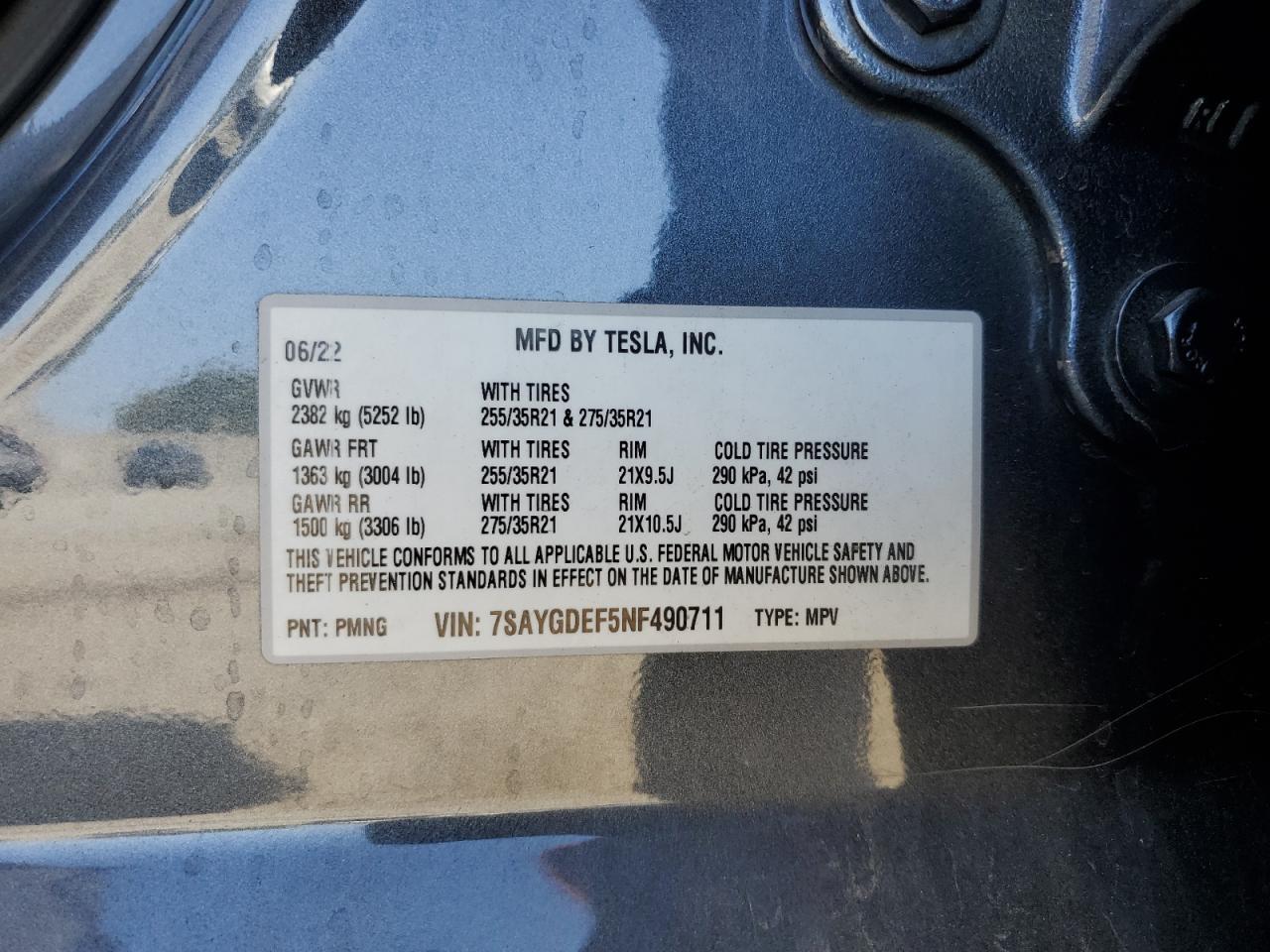 TESLA MODEL Y 2022 — 13