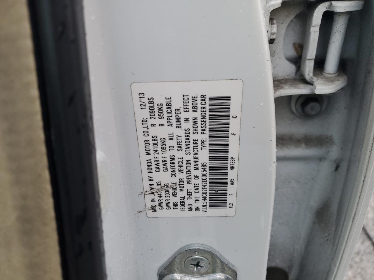 ACURA TSX 2014 — 13