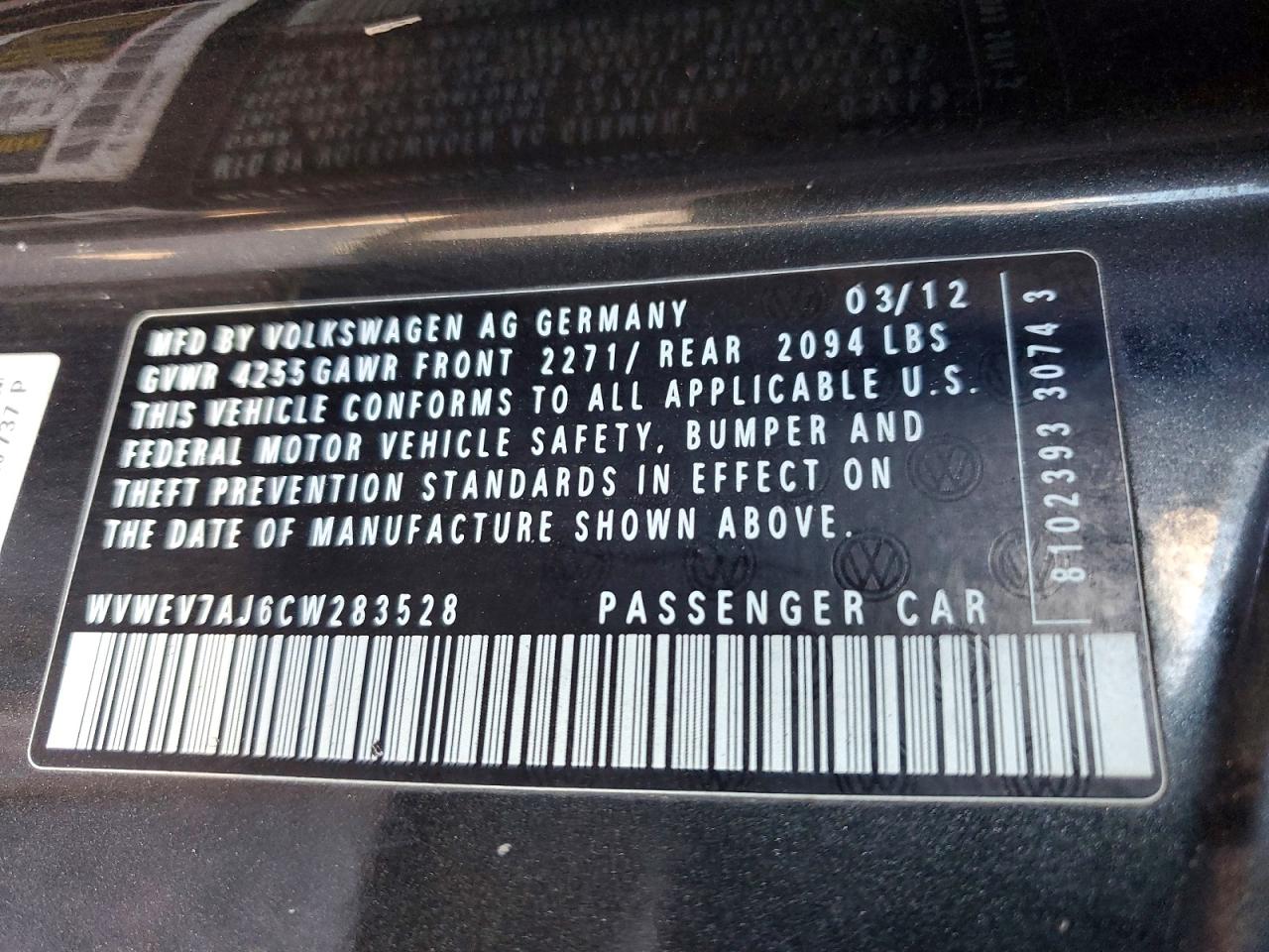 VOLKSWAGEN GTI 2012 — 13