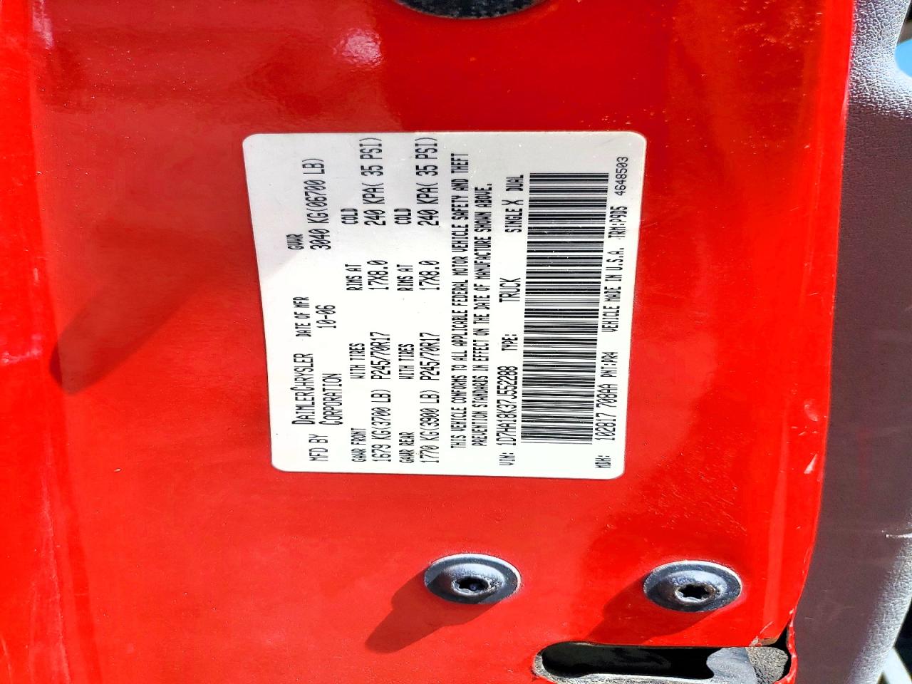 DODGE RAM 1500 2007 — 13