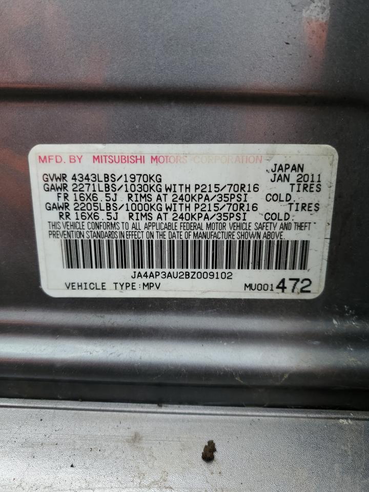 MITSUBISHI OUTLANDER SPORT 2011 — 13
