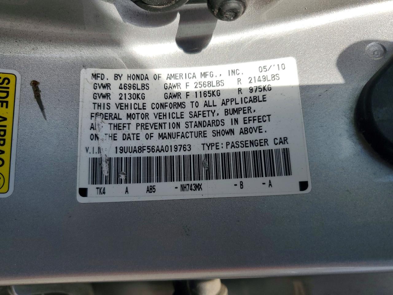 ACURA TL 2010 — 13