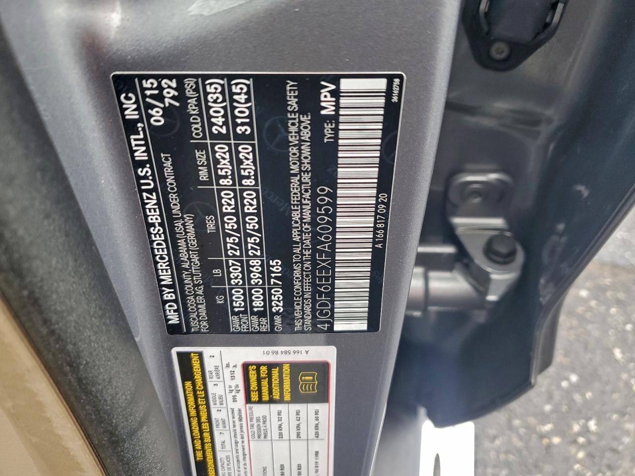 MERCEDES-BENZ GL 2015 — 14