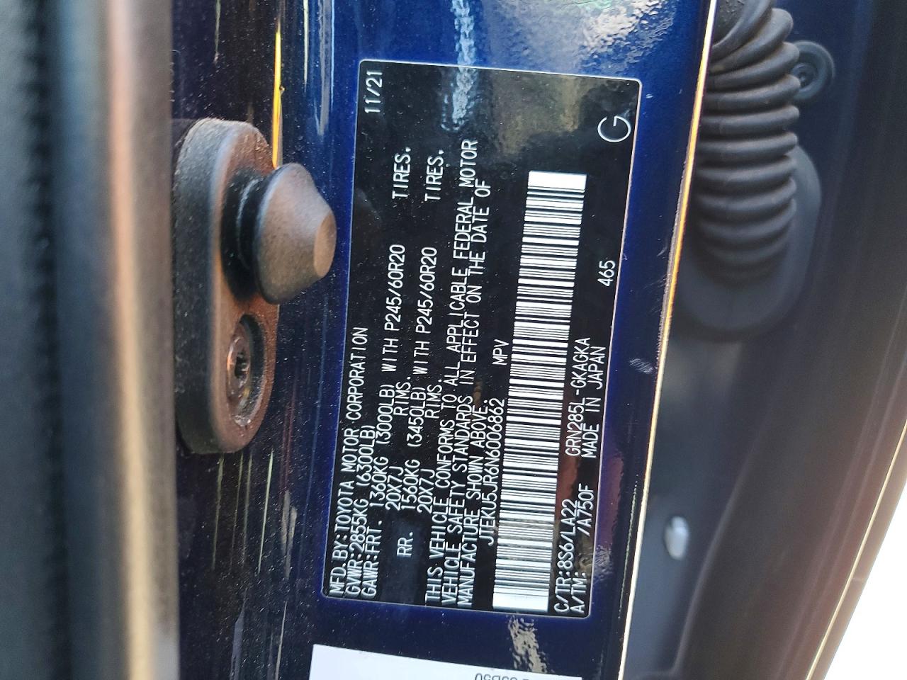 TOYOTA 4RUNNER 2022 — 14
