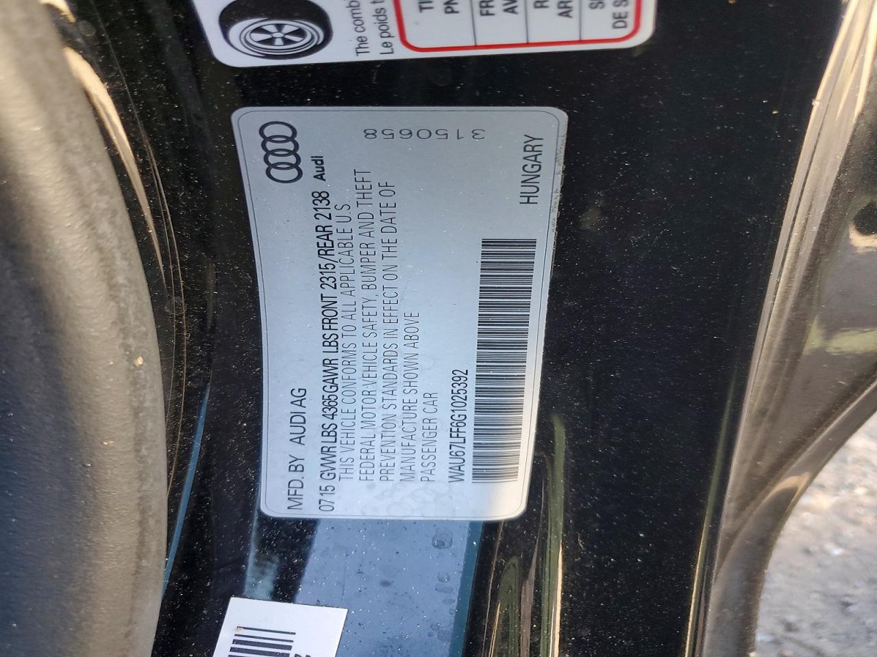 AUDI A3 2016 — 13