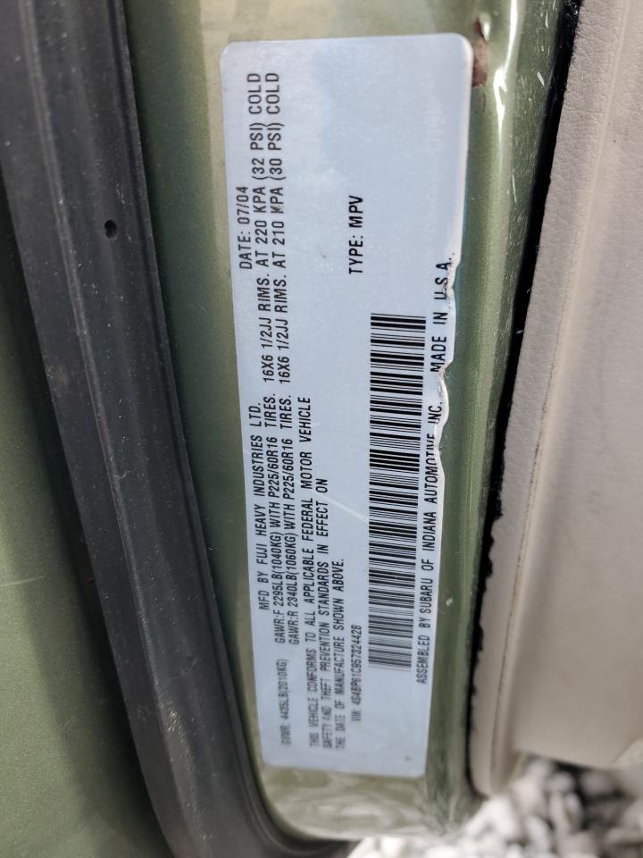 SUBARU LEGACY 2005 — 13