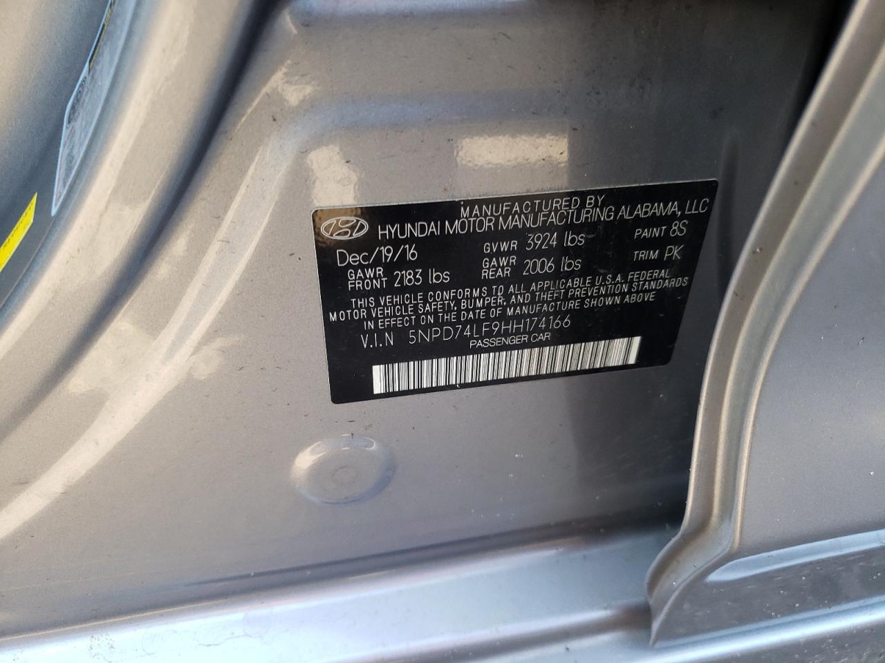 HYUNDAI ELANTRA 2017 — 14