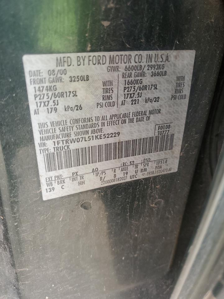 FORD F150 SUPERCREW 2001 — 13