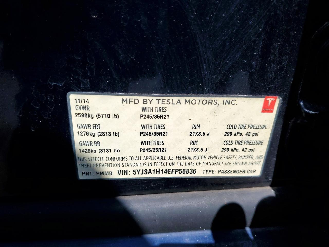 TESLA MODEL S 2014 — 14