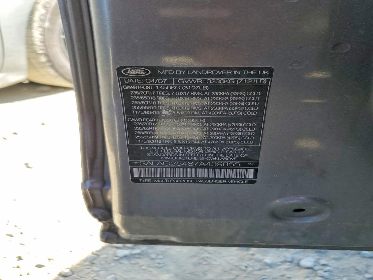 LAND ROVER LR3 2007 — 14