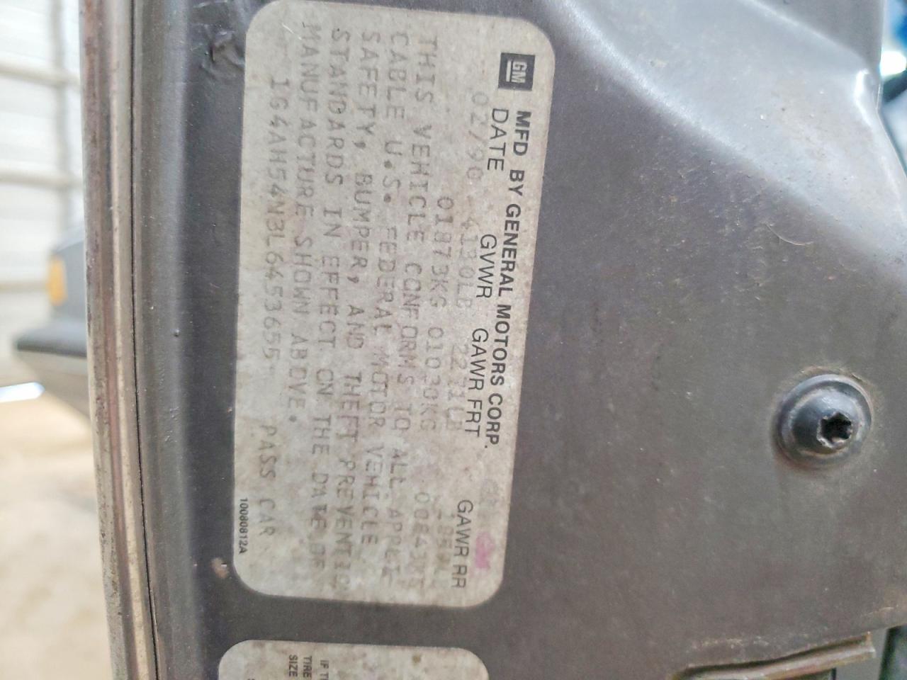 BUICK CENTURY 1990 — 13
