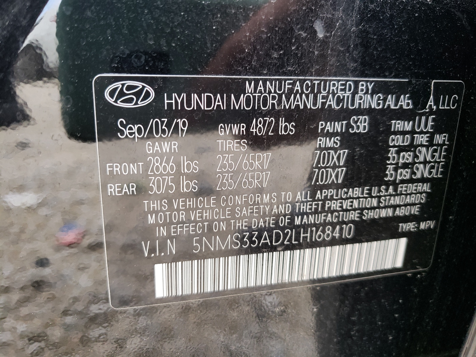 HYUNDAI SANTA FE 2020 — 11