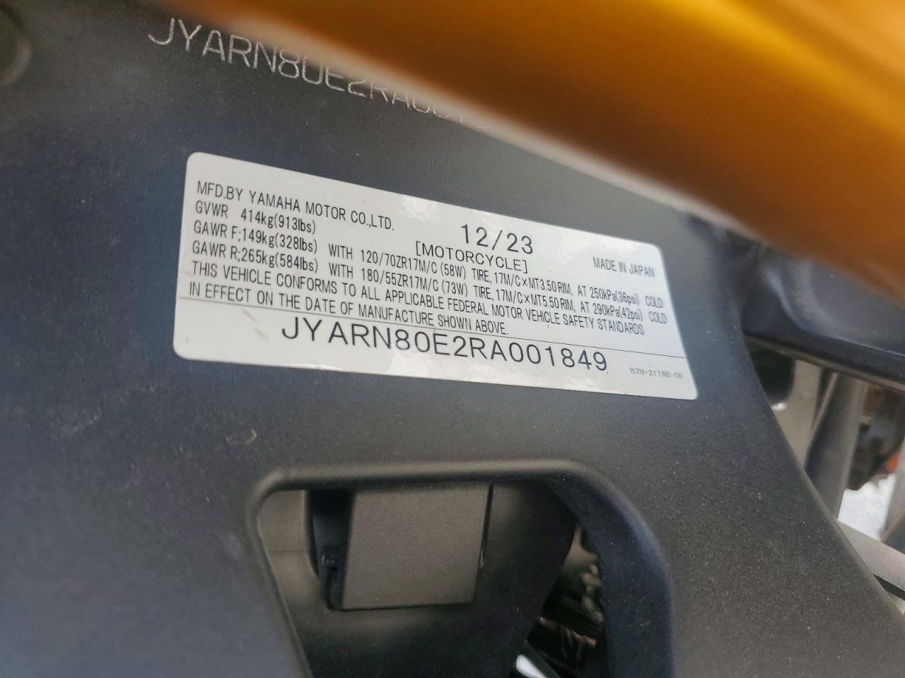 YAMAHA MTM890 2024 — 10