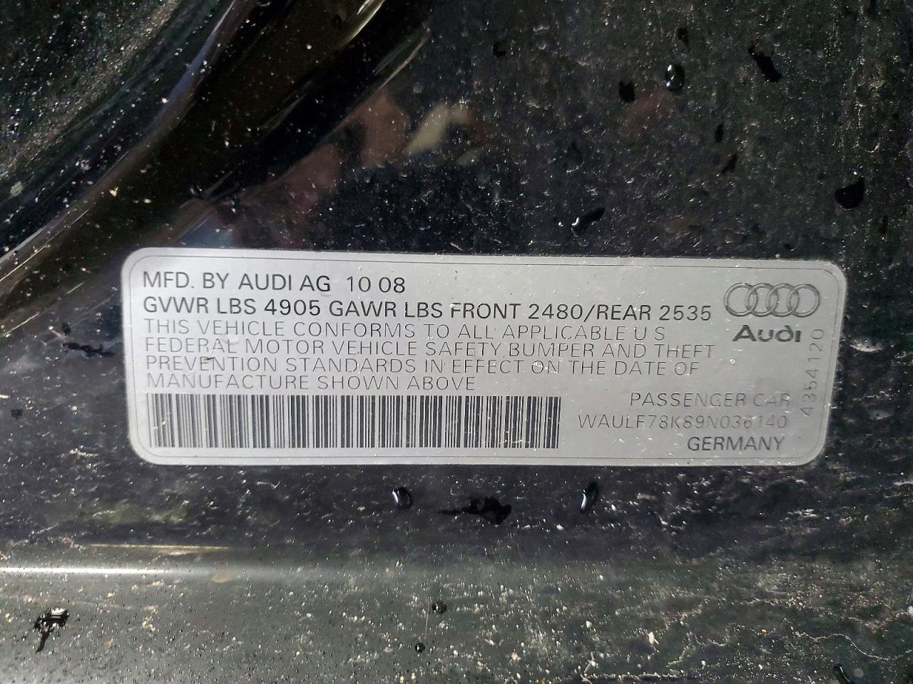 AUDI A4 2009 — 13